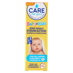 Care For You Baby & Kids Spray Nasale Detersione Quotidiana 20 Ml