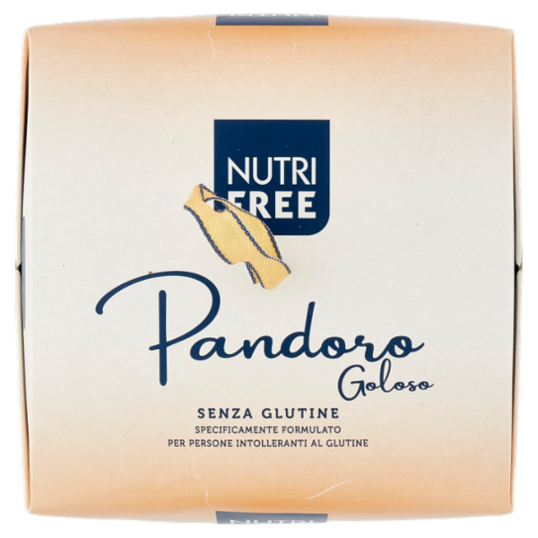 Nutrifree Pandoro Goloso Senza glutine con Gocce di Cioccolato Senza Lattosio 600 g