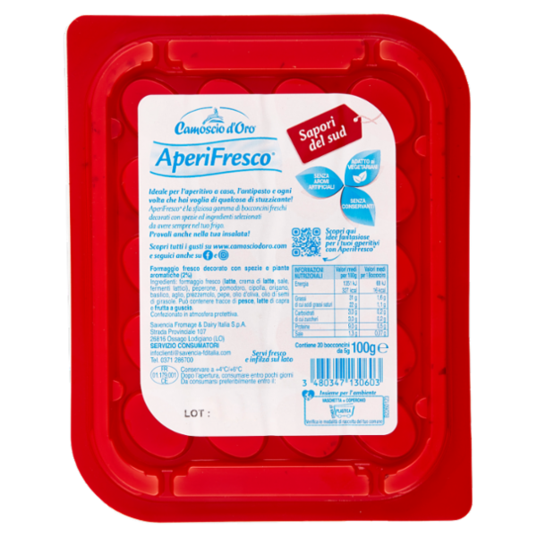 Camoscio d'Oro AperiFresco Sapori del sud 20 x 5 g