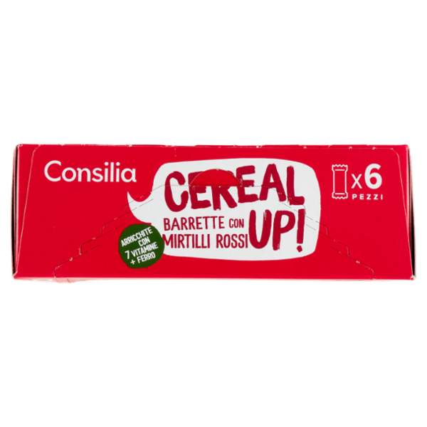 Consilia Barrette di Cereali con Mirtilli Rossi 6x21 g