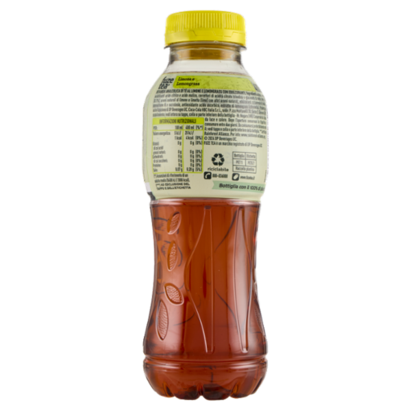 FUZE TEA Limone e Lemongrass Zero PET 400 ml