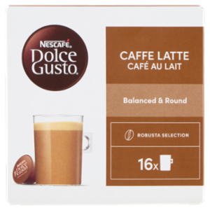 NESCAFÉ DOLCE GUSTO Caffè Latte 16 Capsule Compatibili Nescafé Dolce Gusto 160g