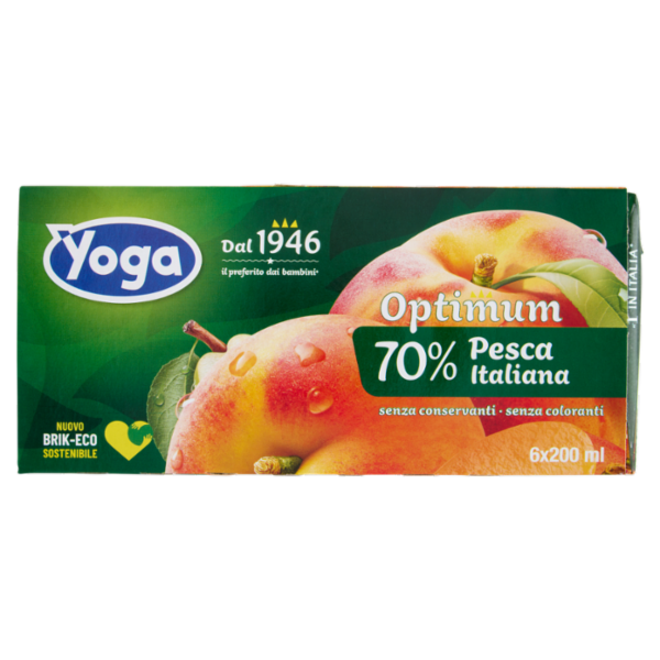 Yoga Optimum 70% Pesca Italiana 6 x 200 ml