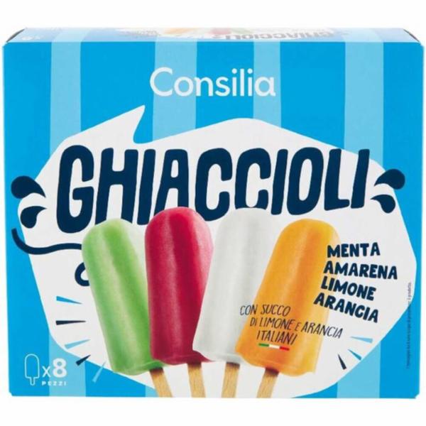 Consilia Ghiaccioli Vari Gusti 8 Pezzi