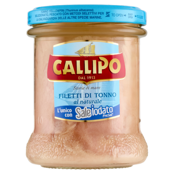 Callipo Filetti di Tonno al naturale 176 g