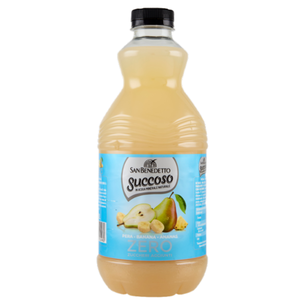 San Benedetto Succoso Zero Pera Banana Ananas 0,90 L