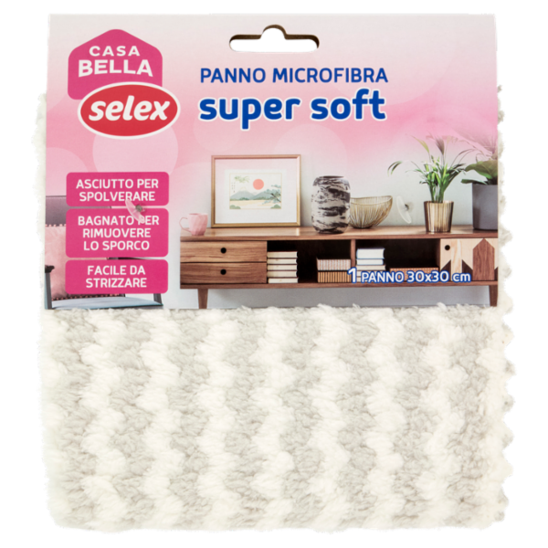 Selex Casa Bella Panno Microfibra Super Soft Cm. 30x30