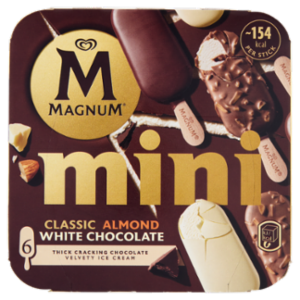 Magnum Mini Classic, Almond, White Chocolate 6 Gelati 254,2 g