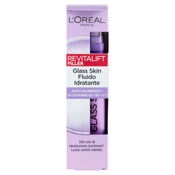 L'Oréal Paris Revitalift Filler Glass Skin Fluido Idratante 50 ml