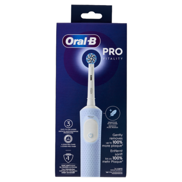 Oral-B Spazzolino Elettrico Denti Ricaricabile Pro Vitality Vapor Blue