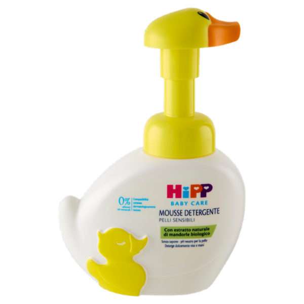 HiPP Baby Care Mousse Detergente Pelli Sensibili 250 ml