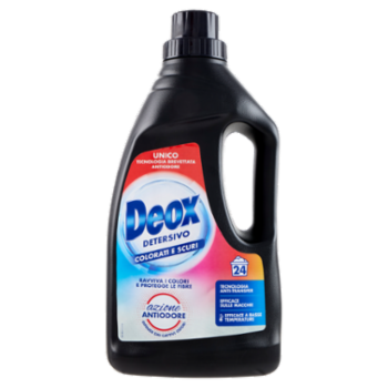 Deox Detersivo Colorati e Scuri1 24 Lavaggi, 1200 Ml