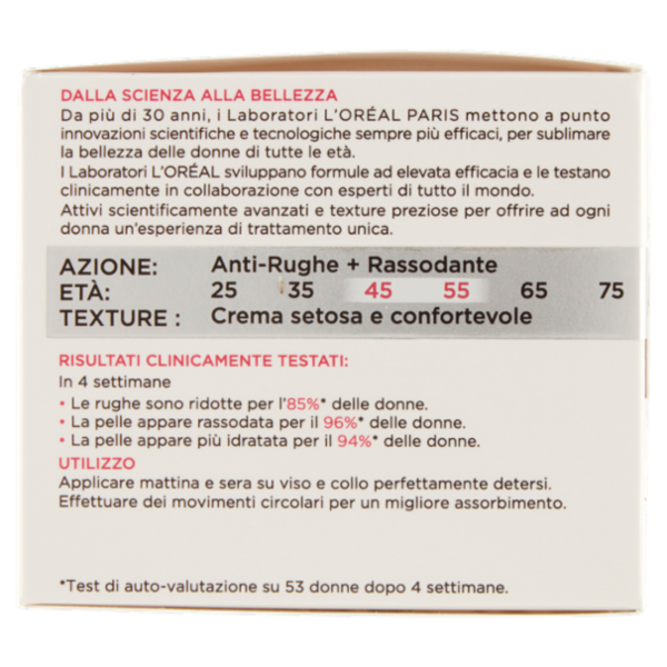 L'Oréal Paris Attiva Anti-Rughe Crema Viso 45+, Trattamento Intensivo Anti-rughe, 50 ml