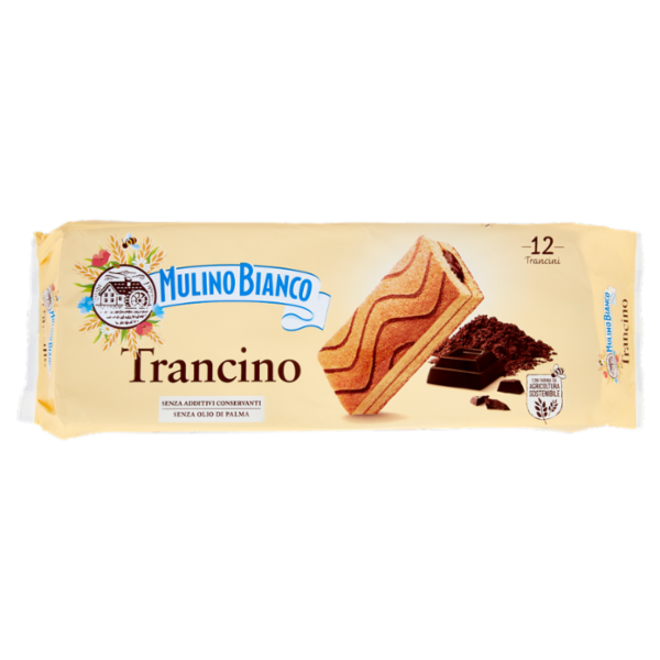 Mulino Bianco Trancino Merenda Senza Additivi Conservanti 12 pezzi 396g