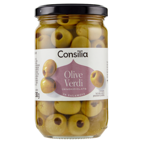 Consilia Olive Verdi Denocciolate in Salamoia 285 g