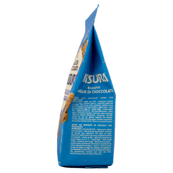 Misura Dolcesenza Biscotti Scaglie di Cioccolato 290 g