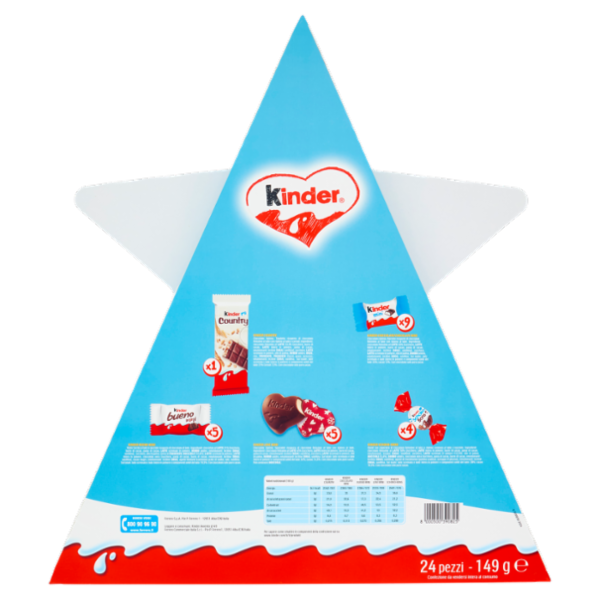 Kinder Calendario dell'Avvento Stella 24 pezzi 149 g