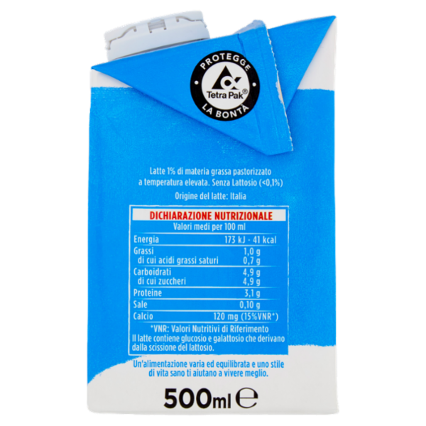 Granarolo Benessere Accadì Senza Lattosio 1% di Grassi 500 ml