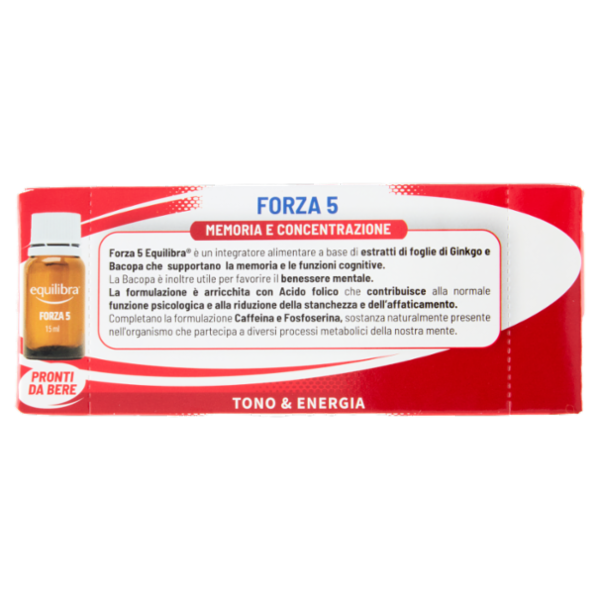 equilibra Forza 5 Memoria e Concentrazione 10 Flaconi Monodose 150 ml