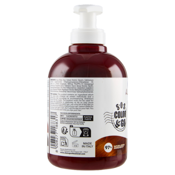 Alama Professional S.O.S. Color & Go Maschera nutriente e colorante Rame 300 ml
