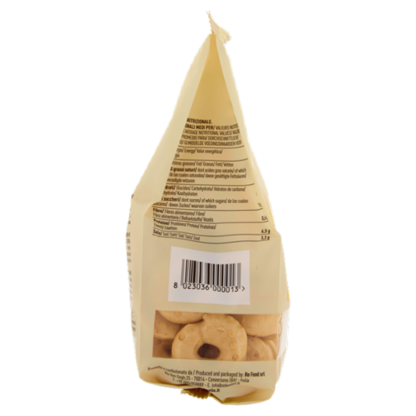 ForAlle Tarallini senza glutine con Olio Extra Vergine d'Oliva 100 g