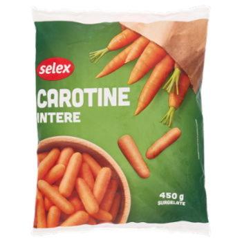 Selex Carotine Intere Surgelate 450 g