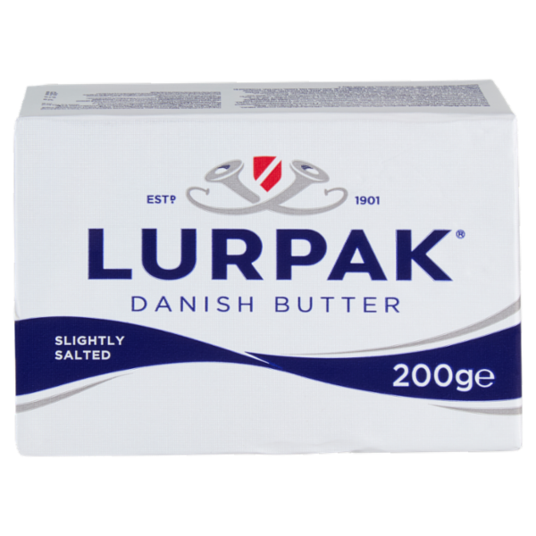 Lurpak Danish Butter Slightly Salted 200 g