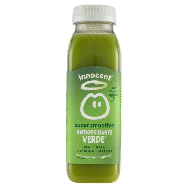 innocent super smoothie Antiossidante Verde* Kiwi - Mela - Cetriolo - Matcha 300 ml