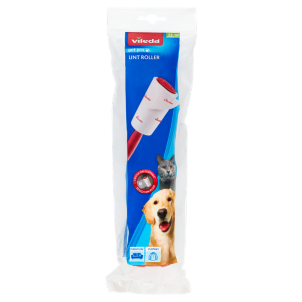 Vileda Pet Pro Lint Roller - Spazzola Adesiva Sistema