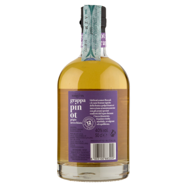 Villa Torretta grappa pinot grigio invecchiata 12 Mesi 50 cl
