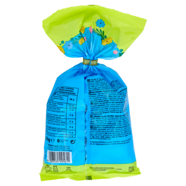 Witor's Ovetti BiancoCuore Cioccolato al Latte con Cremoso Ripieno e Cereali 230 g