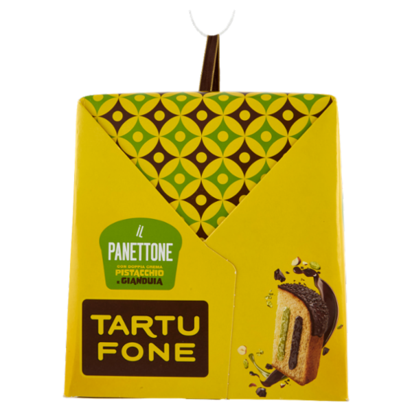 Tartufone il Panettone con Doppia Crema Pistacchio e Gianduia 800 g