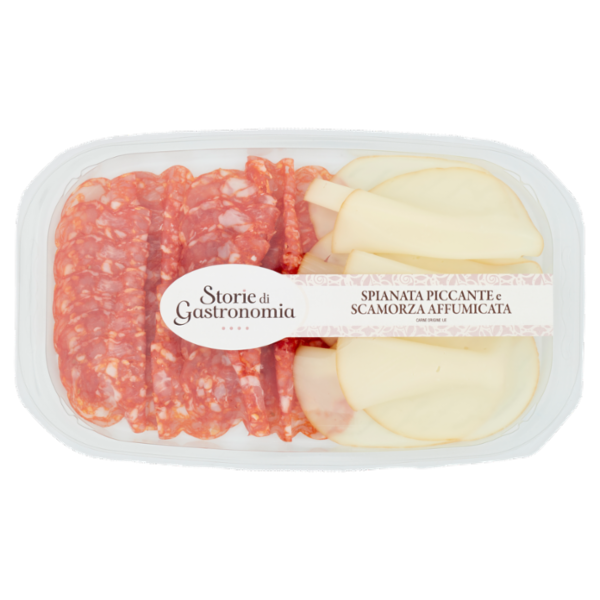 Storie di Gastronomia Spianata Piccante e Scamorza a Fette 120 g