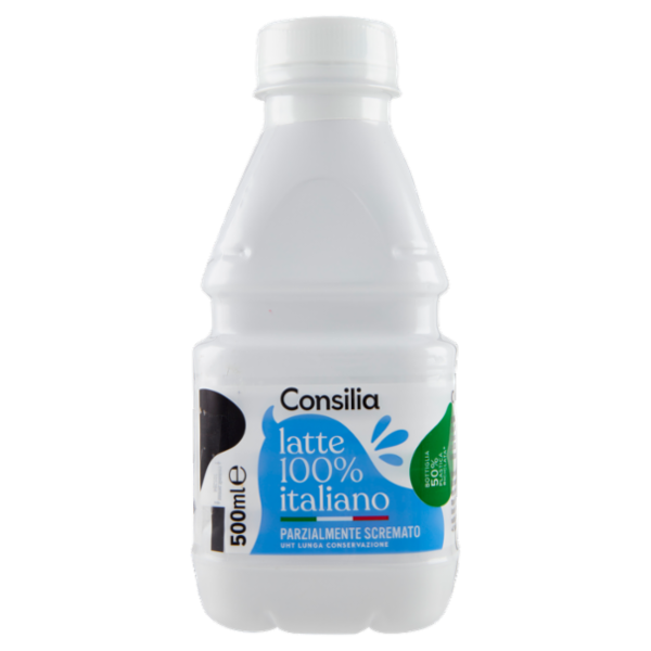 Consilia Latte Uht Parzialmente Scremato 100% Italiano 500 ml
