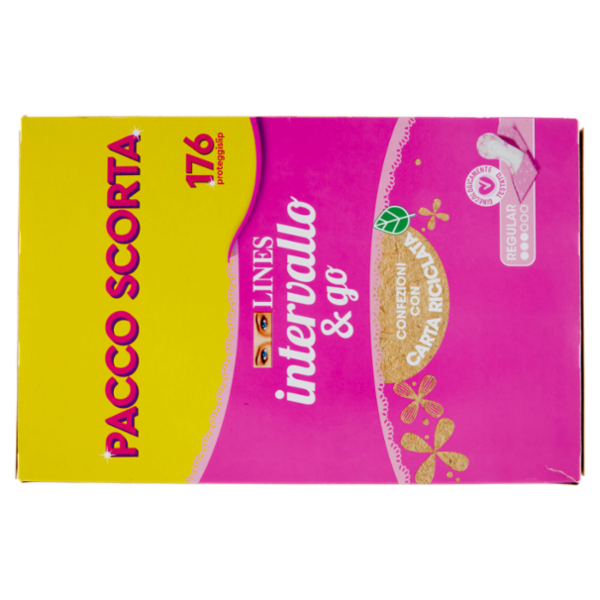 Lines intervallo & go Regular Quadri Ripiegato 176 pz