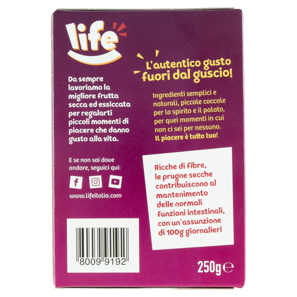 life Prugne Snocciolate 250 g