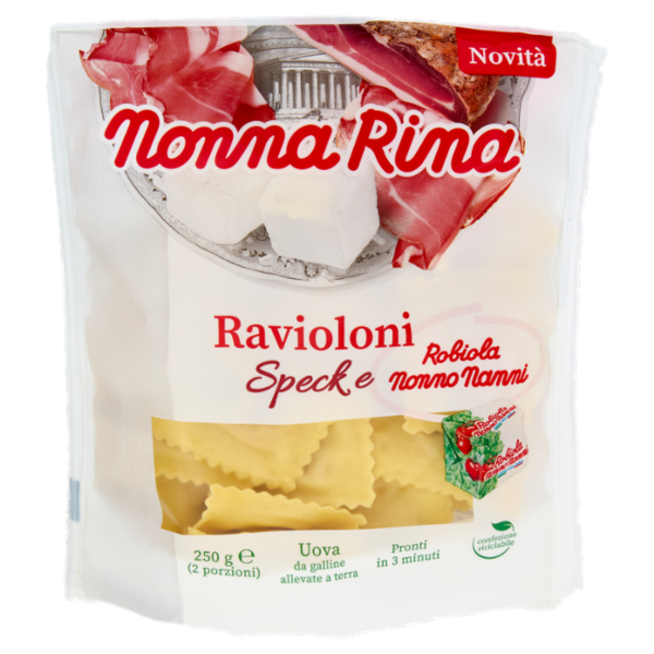 Nonna Rina Ravioloni Speck e Robiola Nonno Nanni 250 g