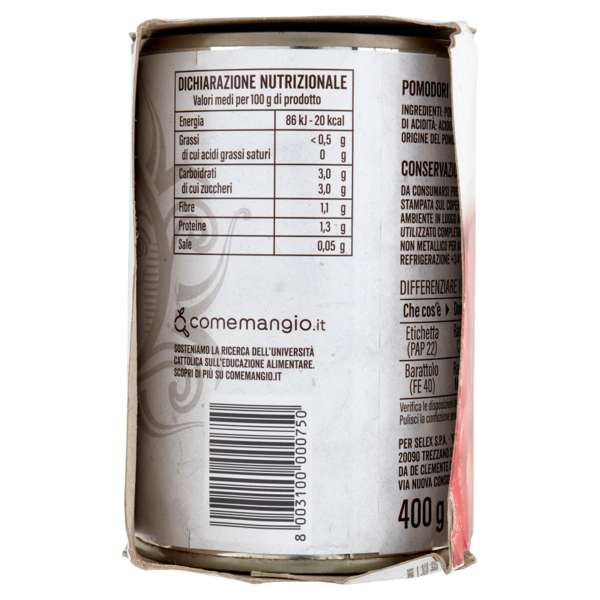 Selex Polpa di Pomodoro 3x400 g