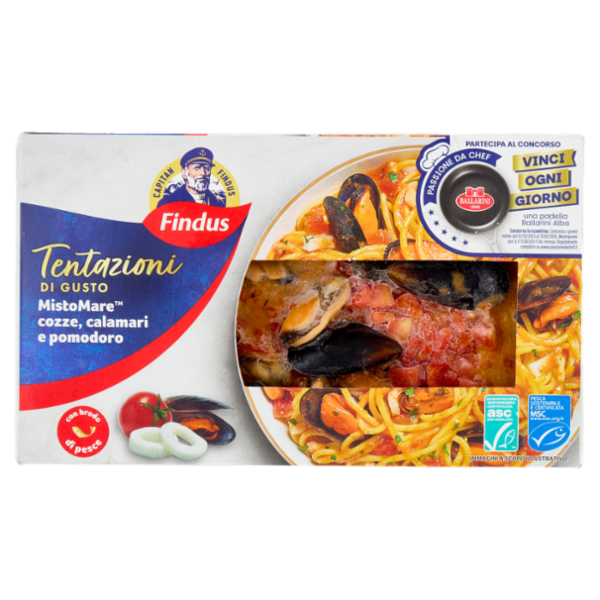 Capitan Findus Tentazioni di Gusto Misto Mare cozze, calamari e pomodoro 400 g