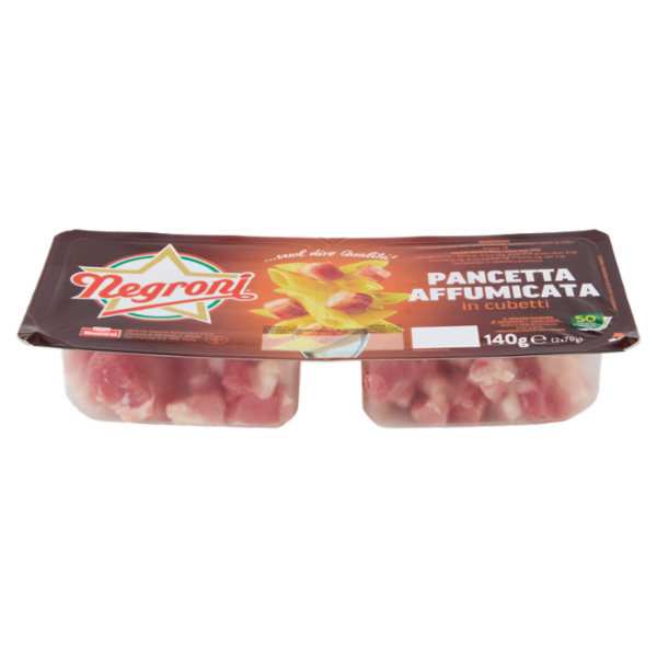Negroni Pancetta Affumicata in cubetti 2 x 70 g