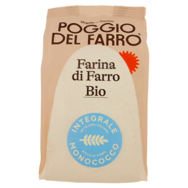 Poggio del Farro Farina di Farro Bio Integrale Monococco 500 g