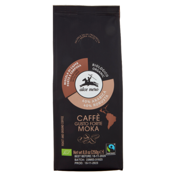 alce nero Caffè Gusto Forte Moka 250 g