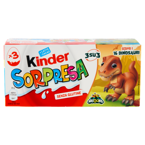 Kinder Sorpresa Natoons 3 x 20 g