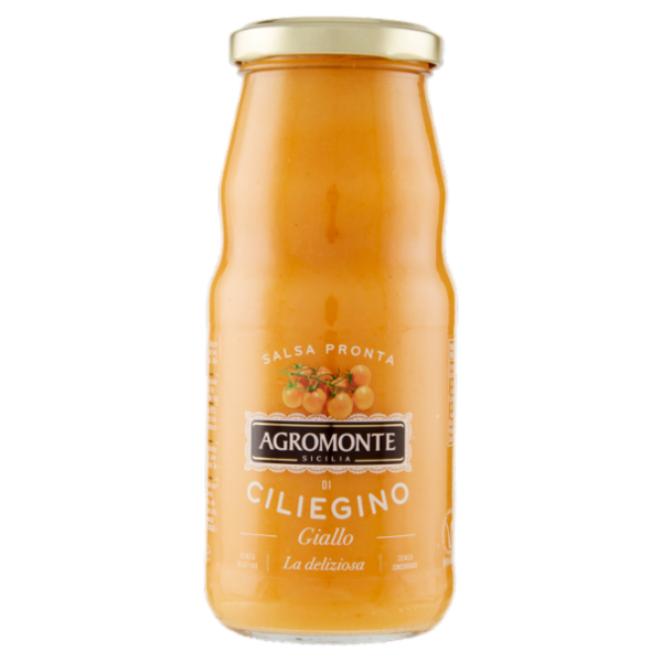 Agromonte Salsa Pronta di Ciliegino Giallo la Deliziosa 360 g