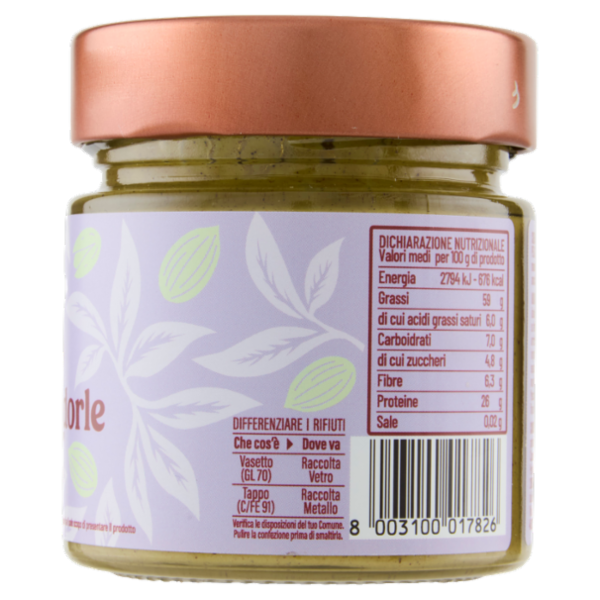 Selex Crema 100% Pistacchi e Mandorle 175 g