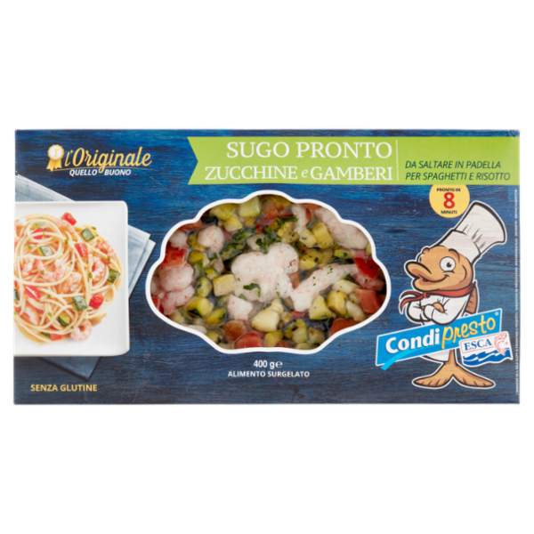 Esca Condipresto Sugo Pronto Zucchine e Gamberi 400 g