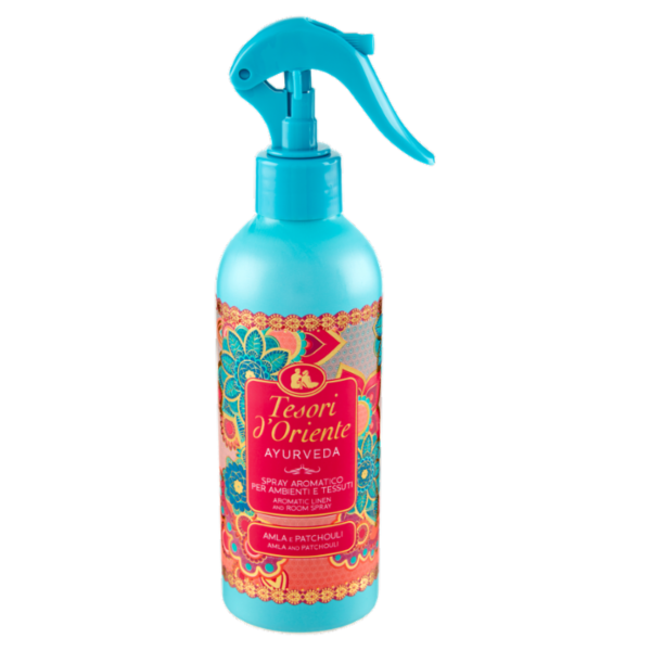 Tesori d'Oriente Ayurveda Spray Aromatico per Ambienti e Tessuti Amla e Patchouli 250 ml