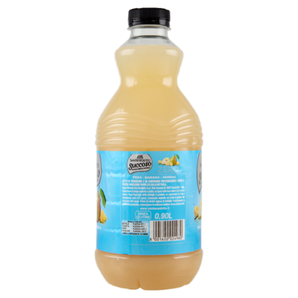 San Benedetto Succoso Zero Pera Banana Ananas 0,90 L