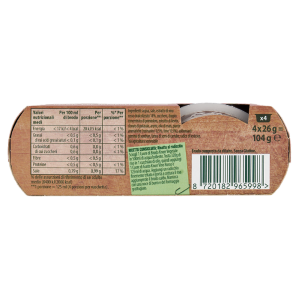 Knorr Cuore di Gusto Vino Rosso 4 x 26 g