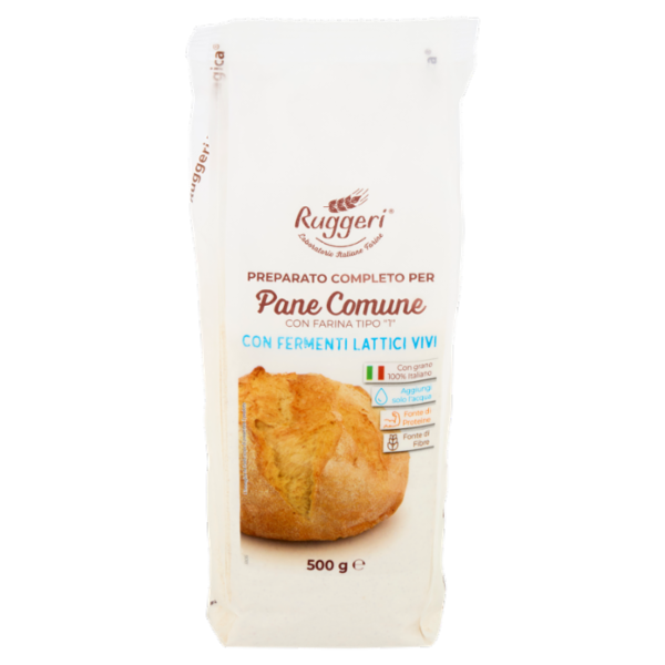 Ruggeri Preparato Completo per Pane Comune con Farina Tipo 